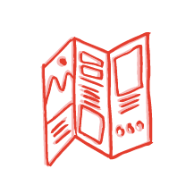 Pictogramme supports prints