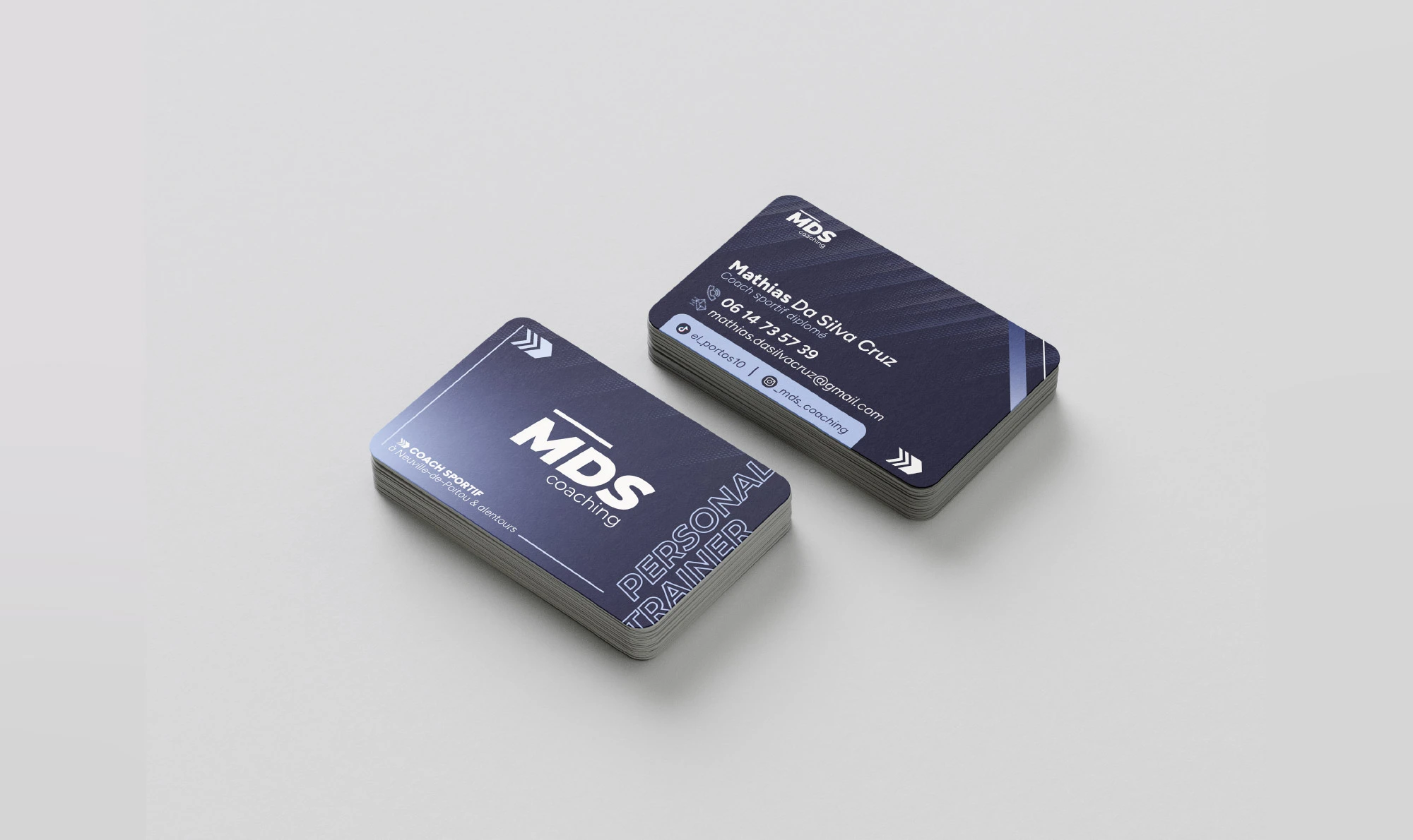 présentation de la création de la carte de visite d'un coach sportif à basic-Fit