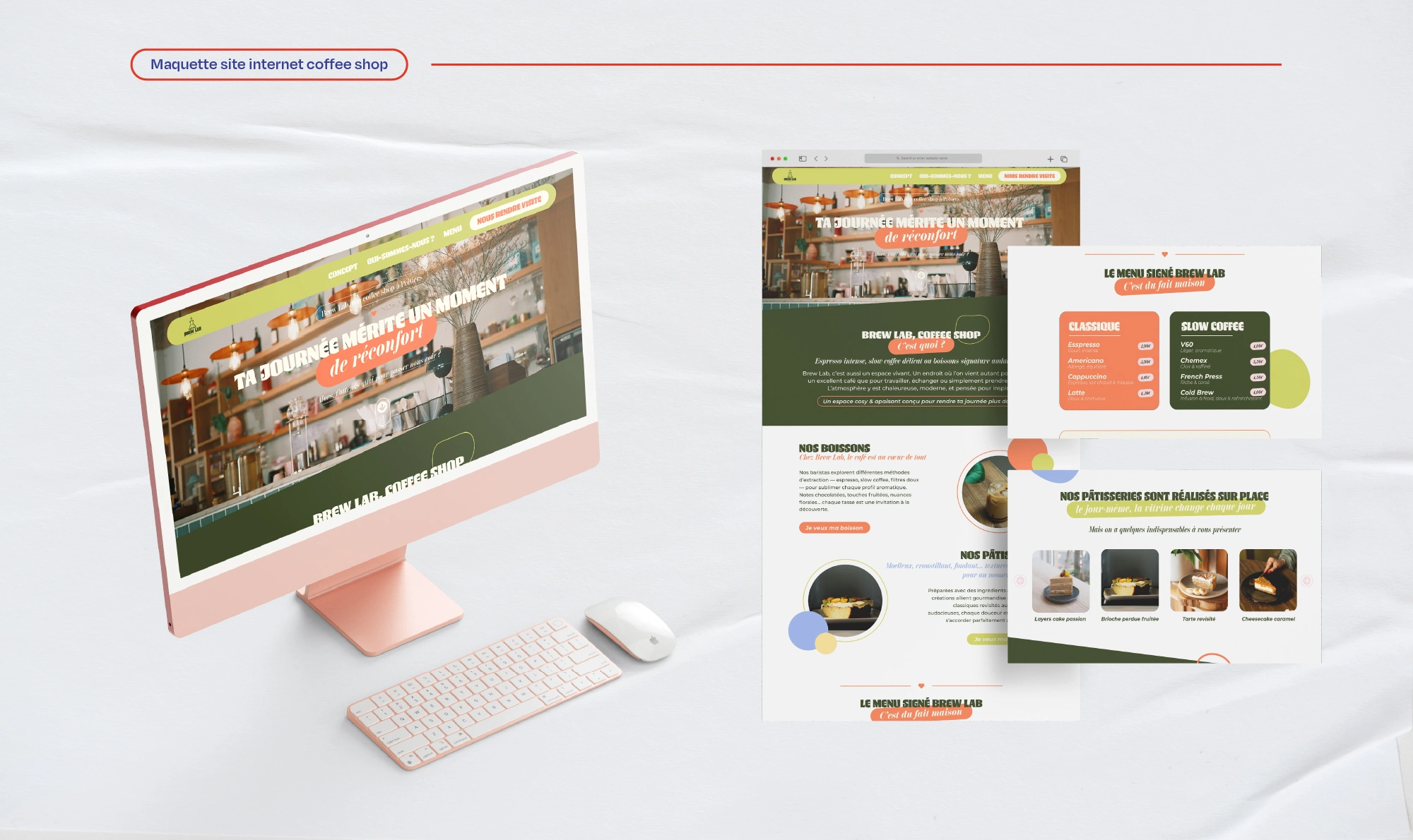 Site internet pour un coffee shop sur Poitiers