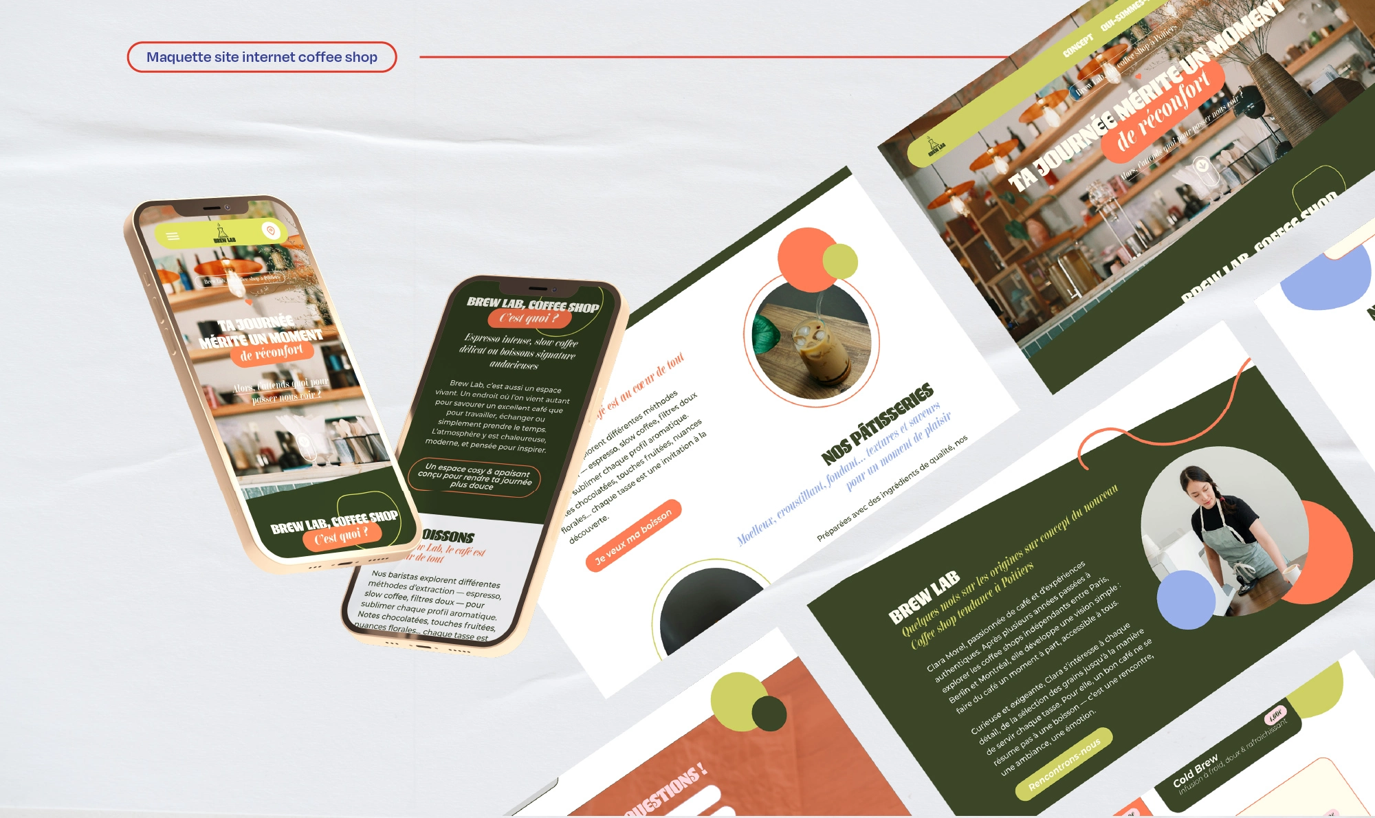 Site internet pour un coffee shop sur Poitiers